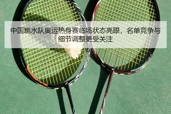 中国跳水队奥运热身赛临场状态亮眼，名单竞争与细节调整更受关注